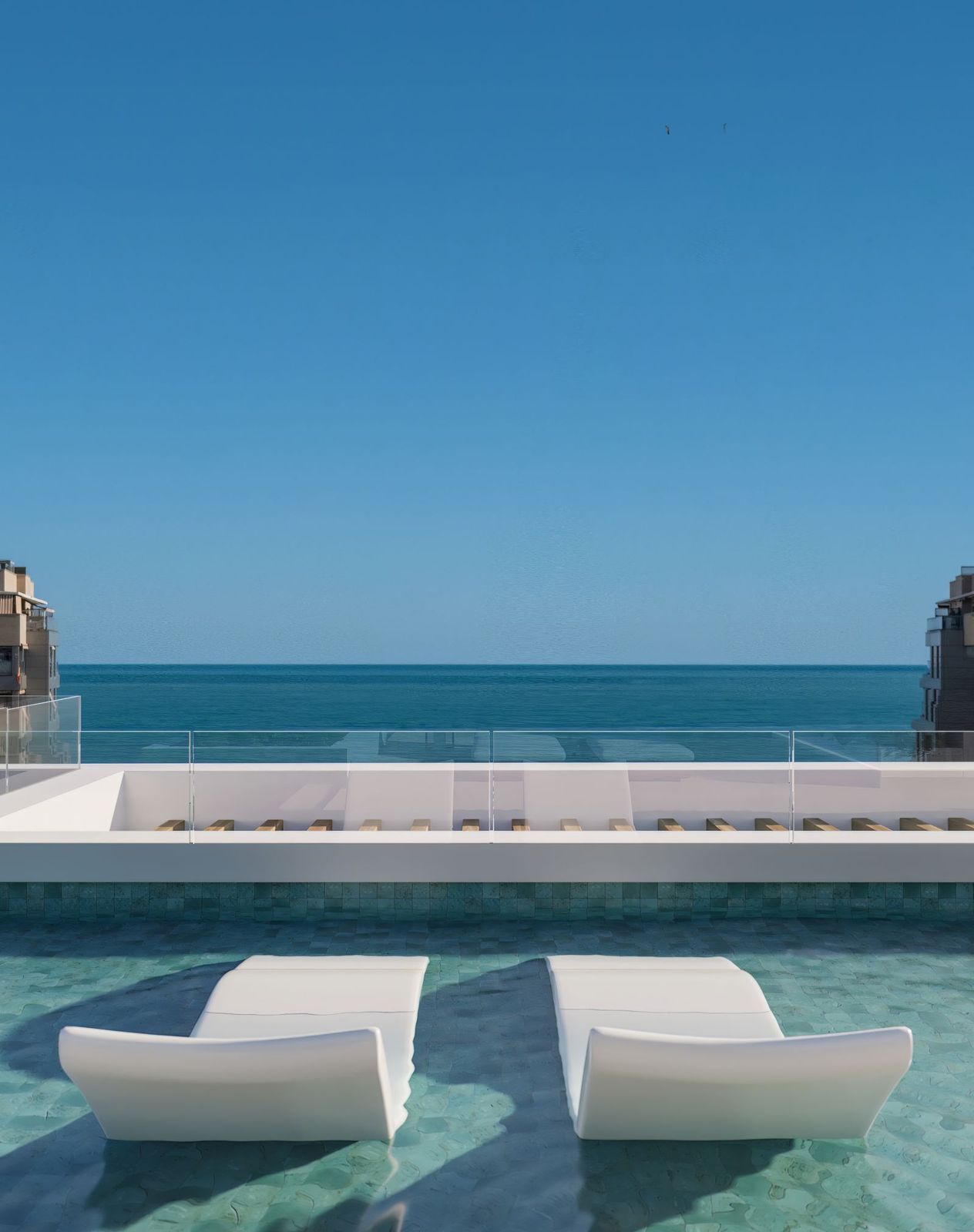06 poolside lounge sea view terrace